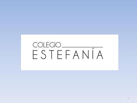 COLEGIO ESTEFANIA. COLEGIO ESTEFANIA Edgar Antonio Matamoros Gómez Informática clave 1412 COLEGIO ESTEFANIA EQUIPO 1 PROYECTO: Monitoreo de.