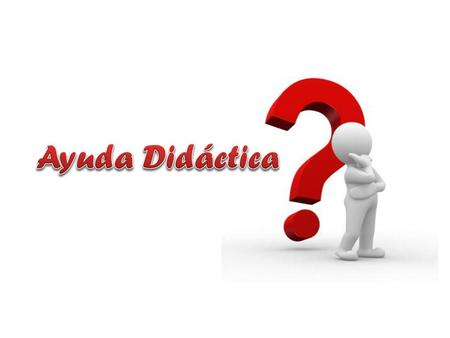 Ayuda Didáctica.