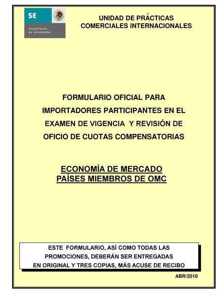 ´ ECONOMÍA DE MERCADO PAÍSES MIEMBROS DE OMC