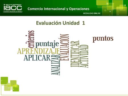 Comercio Internacional y Operaciones