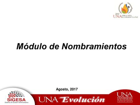 Módulo de Nombramientos