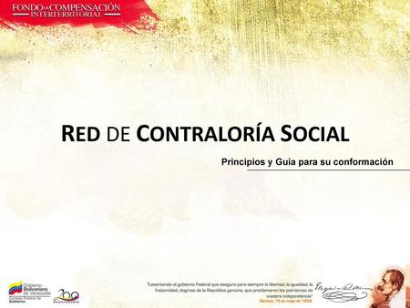 Principios y Guía para su conformación