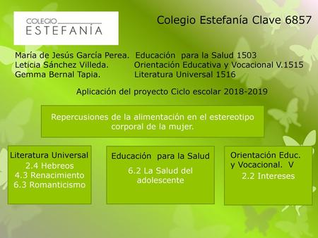 Colegio Estefanía Clave 6857