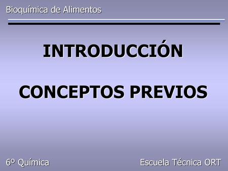 INTRODUCCIÓN CONCEPTOS PREVIOS