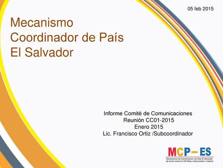 Mecanismo Coordinador de País El Salvador