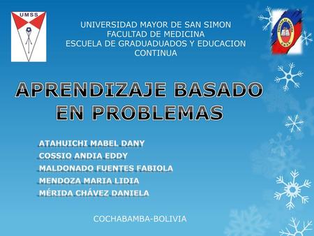 APRENDIZAJE BASADO EN PROBLEMAS