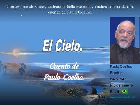 Cuento de Paulo Coelho. El Cielo.