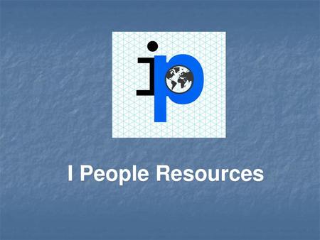 I People Resources.