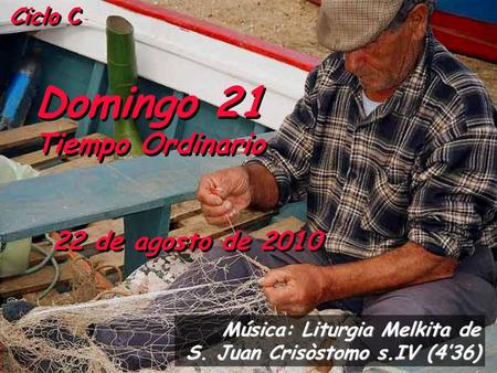 Domingo 21 Tiempo Ordinario