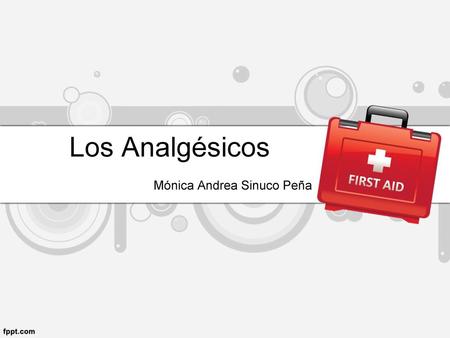 Los Analgésicos Mónica Andrea Sinuco Peña