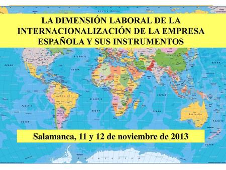 Salamanca, 11 y 12 de noviembre de 2013