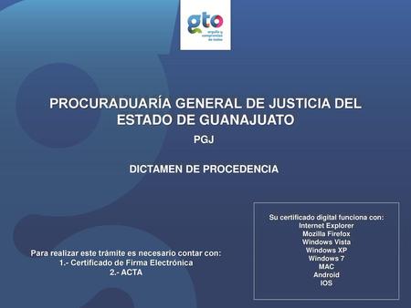 PROCURADUARÍA GENERAL DE JUSTICIA DEL ESTADO DE GUANAJUATO