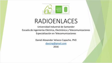 RADIOENLACES Universidad Industrial de Santander