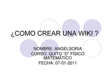 CURSO: QUITO “D” FÍSICO MATEMÁTICO