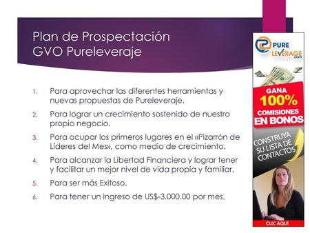 Plan de Prospectación GVO Pureleveraje