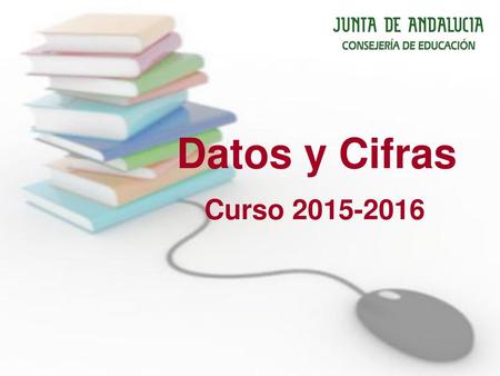 Datos y Cifras Curso 2015-2016.