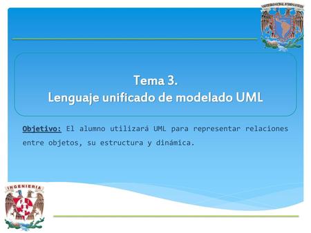 Tema 3. Lenguaje unificado de modelado UML
