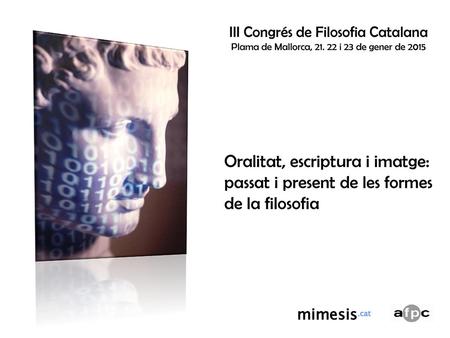 III Congrés de Filosofia Catalana Plama de Mallorca, 21
