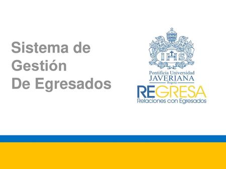 Sistema de Gestión De Egresados.