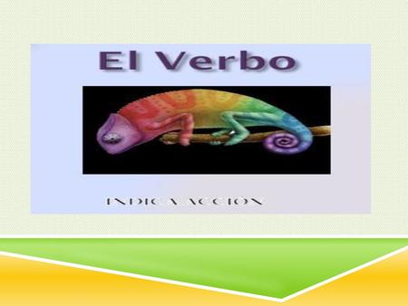 Morfología del verbo.