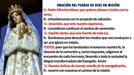 ORACIÓN DEL PUEBLO DE DIOS EN MISIÓN