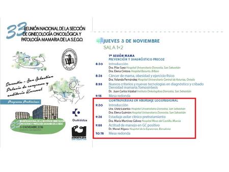 Hola Buenos días. Ahora vamos a centrarnos en el abordaje locorregional del cáncer de mama, y nos vamos a centrar en el manejo de la axila.