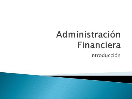 Administración Financiera