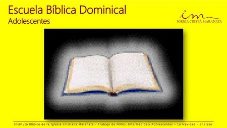 Escuela Bíblica Dominical