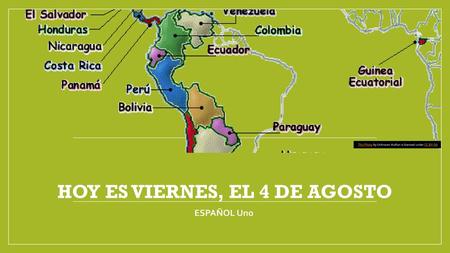 Hoy es Viernes, el 4 de agosto