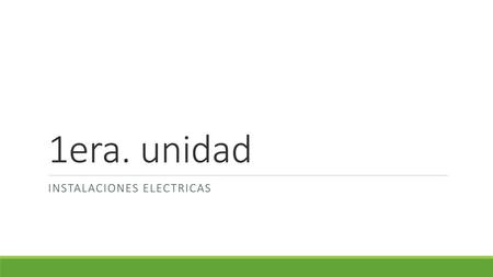 Instalaciones electricas