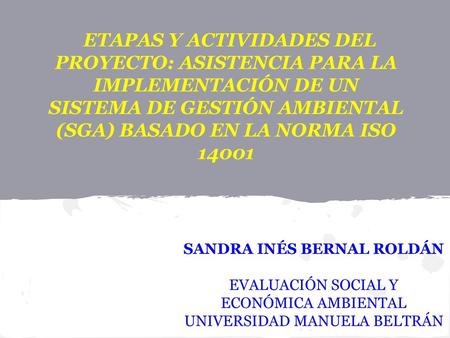 SANDRA INÉS BERNAL ROLDÁN