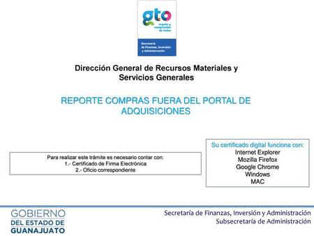 Dirección General de Recursos Materiales y Servicios Generales