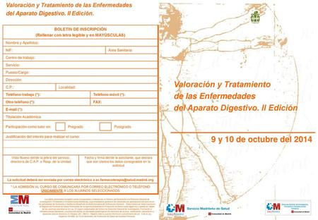 BOLETIN DE INSCRIPCIÓN (Rellenar con letra legible y en MAYÚSCULAS)