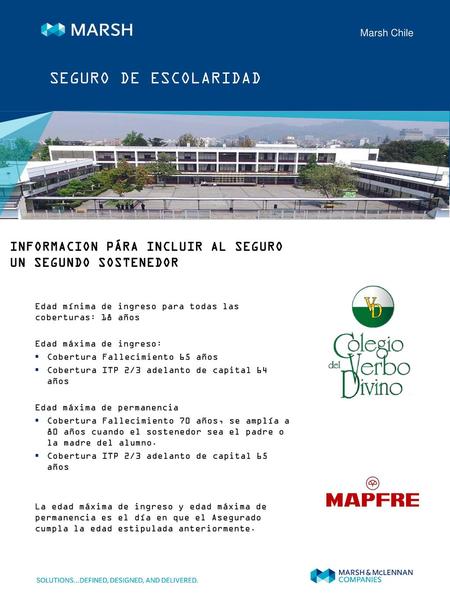 SEGURO DE ESCOLARIDAD INFORMACION PÁRA INCLUIR AL SEGURO