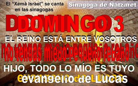 HIJO, TODO LO MÍO ES TUYO HIJO, TODO LO MÍO ES TUYO
