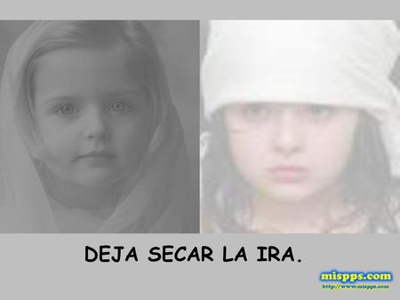 DEJA SECAR LA IRA..