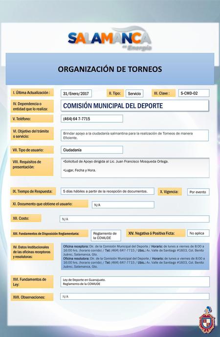 ORGANIZACIÓN DE TORNEOS