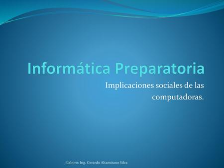 Informática Preparatoria