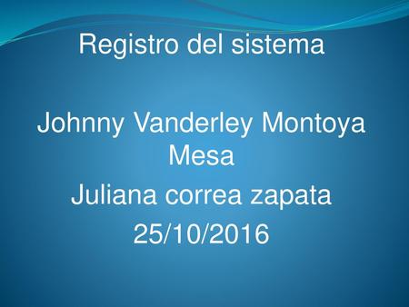Johnny Vanderley Montoya Mesa
