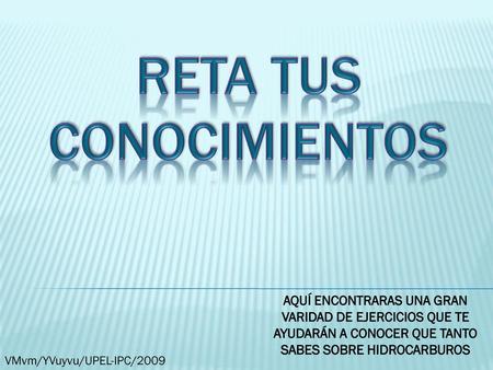 RETA TUS CONOCIMIENTOS
