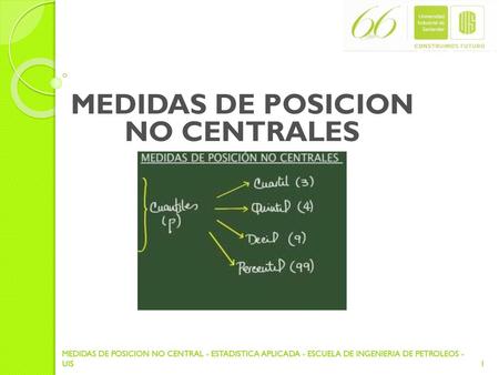 MEDIDAS DE POSICION NO CENTRALES