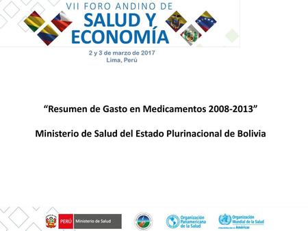 “Resumen de Gasto en Medicamentos ”