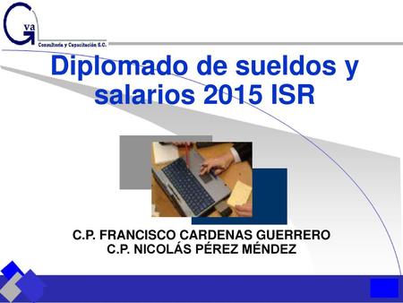 Diplomado de sueldos y salarios 2015 ISR