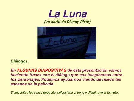La Luna (un corto de Disney-Pixar)