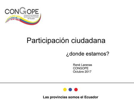 Participación ciudadana