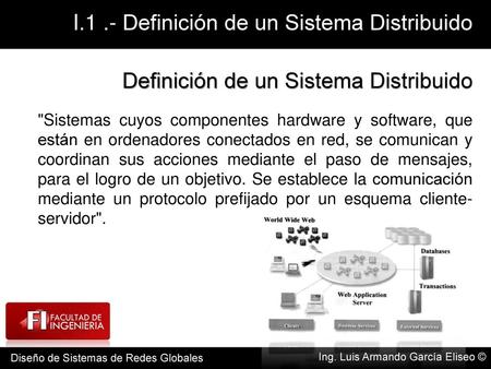Definición de un Sistema Distribuido