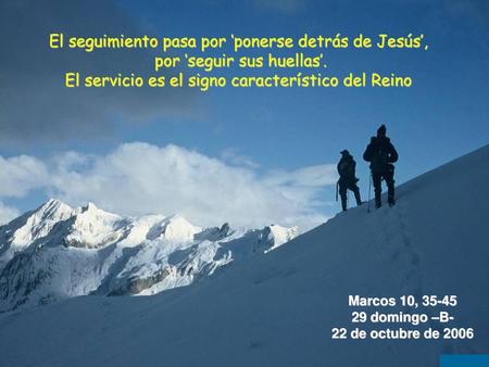 29 domingo –B- 22 de octubre de 2006