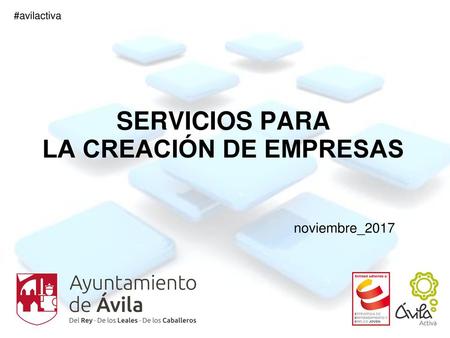 SERVICIOS PARA LA CREACIÓN DE EMPRESAS