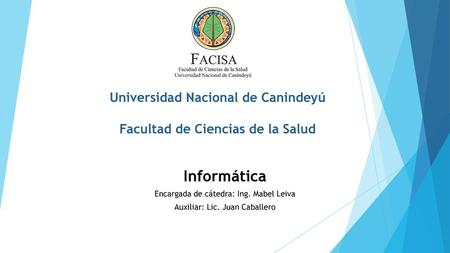 Universidad Nacional de Canindeyú Facultad de Ciencias de la Salud