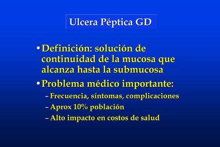 Problema médico importante: